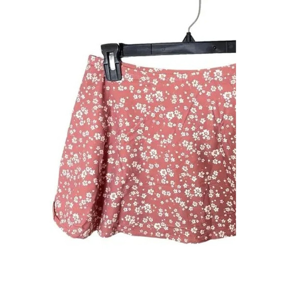 NWT Andie Ditsy Floral Rose Sarong Swim Cover Up Side Tie Bottom S Pink #3416 - Picture 4 of 15